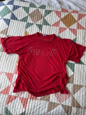 Vintage Coca Cola Red Crewneck Tee